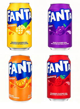 美国原装进口Fanta芬达汽水