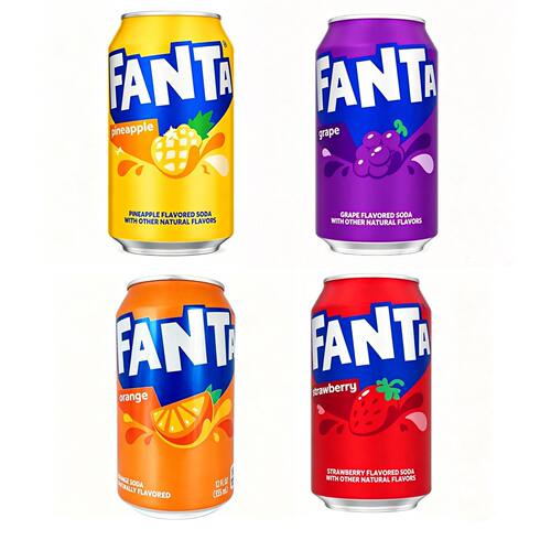 美国原装进口Fanta芬达汽水