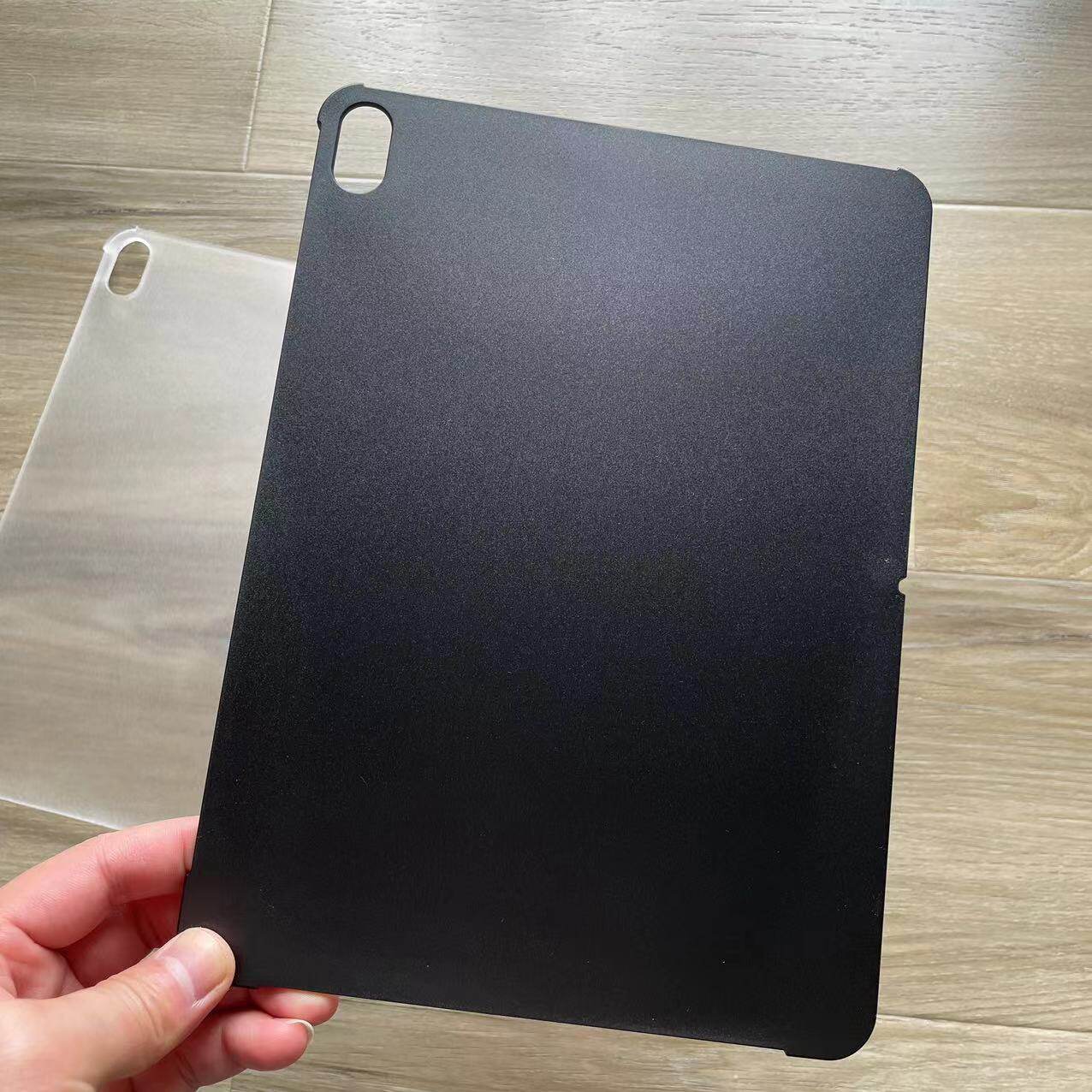 适用苹果ipadmini7保护壳轻薄pro24版11寸保护套10.2PC磨砂平板mini6透明单壳air6无盖air4防弯pro12.9寸硬壳