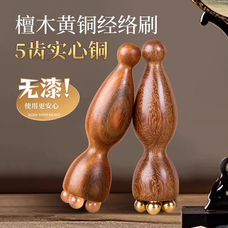 新款黄铜小莲蓬按摩器