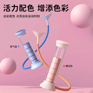 哑铃腹式呼吸训练器家用锻炼肺活量腹肌马甲线盆底肌神器健身器材