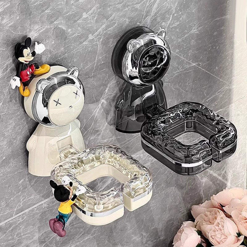 吸盘吹风机置物架支架浴室厕所卫生间壁挂收纳神器懒人电吹风挂架