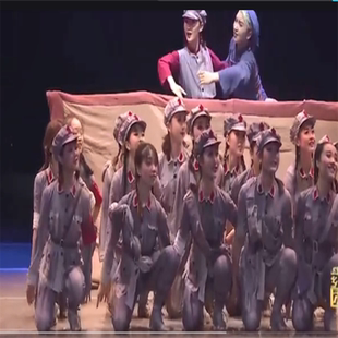 半条棉被舞蹈服儿童娘子军红色记忆赞歌长江儿女长征军装演出服