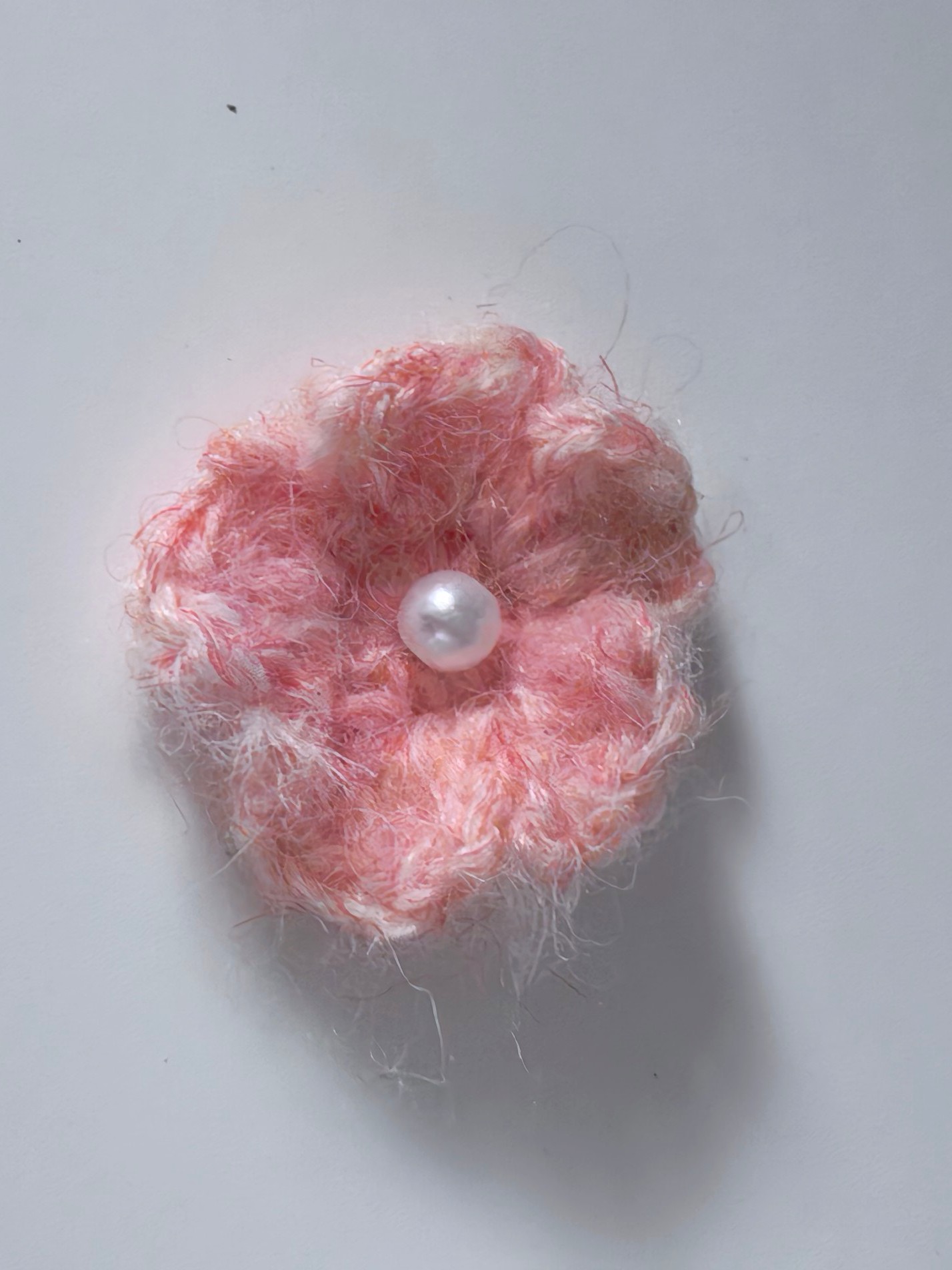 粉色毛线珍珠手工钩织花朵diy钥匙扣耳机包发饰皮筋发夹挂饰配件,服饰配件/皮带/帽子/围巾,DIY编织材料包,淘宝优惠券,粉丝福利购,淘宝优惠卷