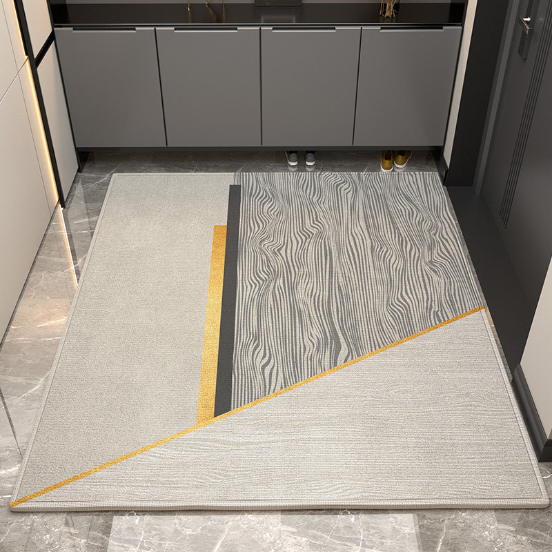 比利时绒入户门地垫高端入户玄关脚垫防滑入门地毯家用进门口门垫