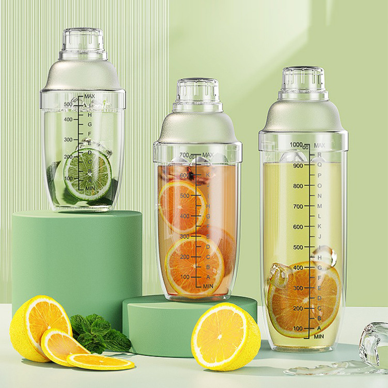 摇酒杯雪克壶四段套装PC树脂