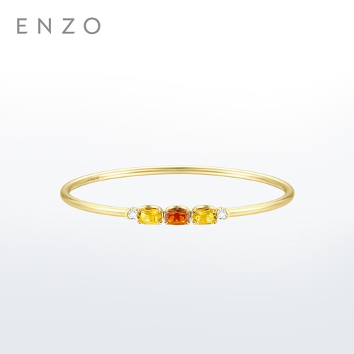 ENZO18K金黄晶钻石手镯