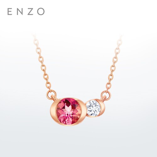 ENZO18K金碧玺钻石项链