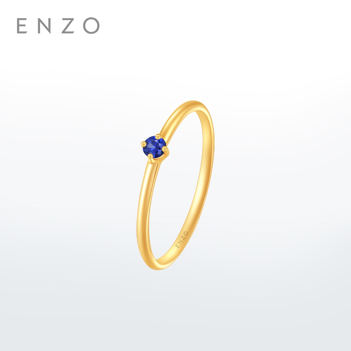 ENZO18K金镶蓝宝石戒指