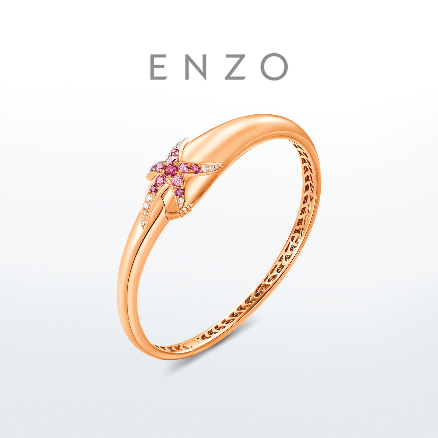 ENZO18K金碧玺钻石手镯