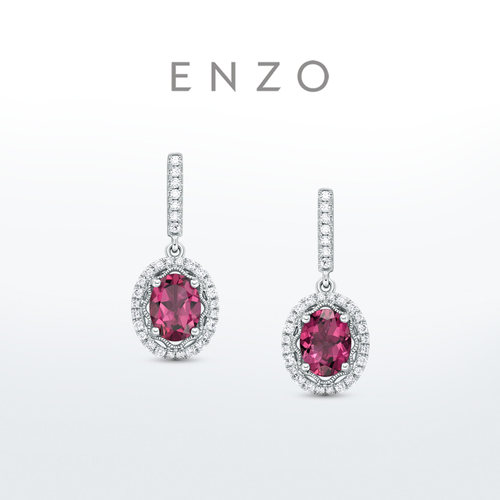 ENZO18K金碧玺钻石耳饰