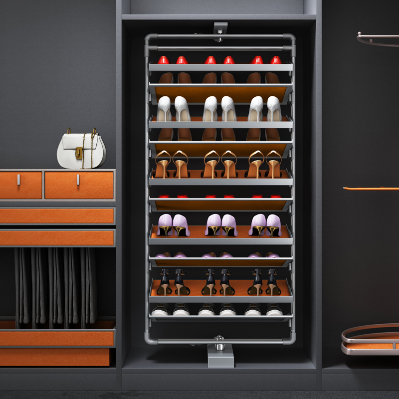 旋转鞋架子360度鞋柜置物架