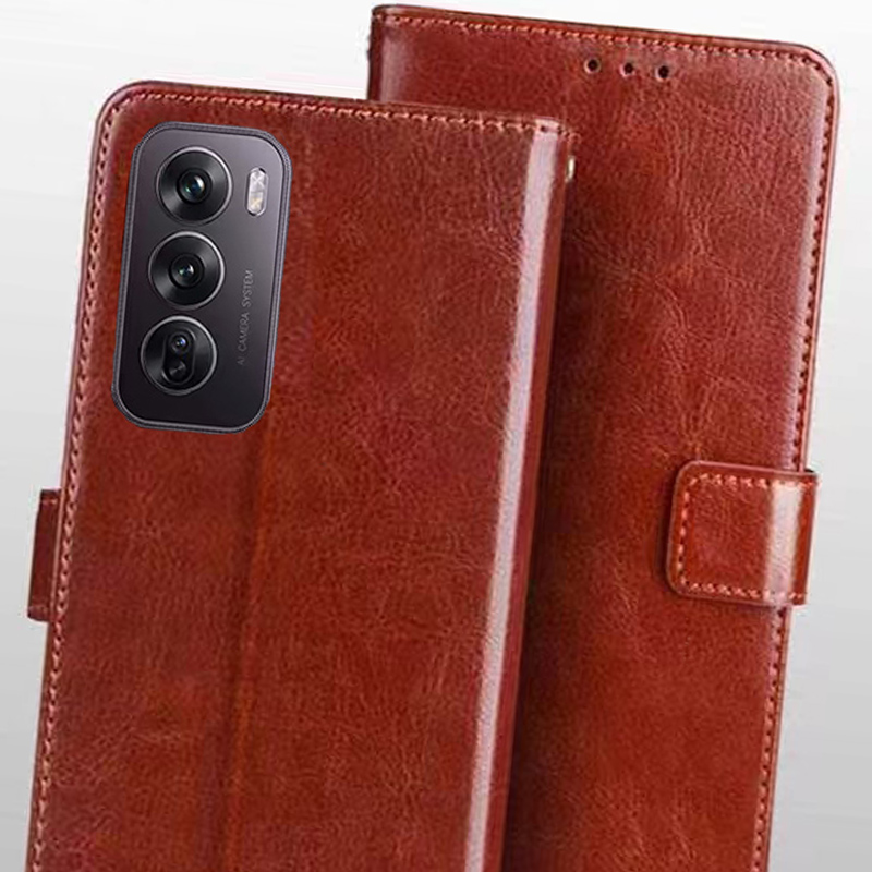 适用OPPO Reno12皮套手机壳翻盖式Reno12Pro5G防摔保护套软硅胶壳男女钱包款