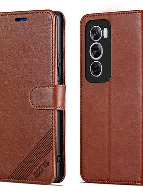 适用OPPOReno12Pro手机壳翻盖Reno125G皮套保护套防摔全包男女钱包款