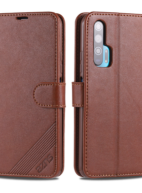 适用华为nova65G手机壳翻盖7SE皮套nova6SE保护套防摔全包男女款