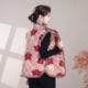 国风妈妈装 加绒时尚 秋冬棉马甲外套中老年女中式 棉服背心坎肩
