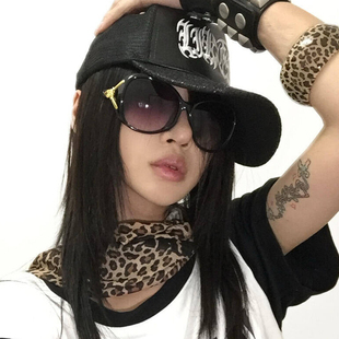 古早千禧蝶形墨镜女Y2K复古女士太阳眼镜辣妹网红街拍防紫外线潮
