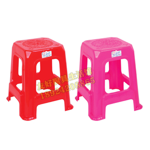 加厚塑料凳子餐桌凳高凳浴室凳办公凳家用椅子成人塑料防滑凳