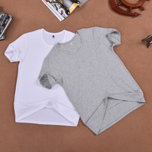 老人打底衫 AB内衣男士 中老年宽松汗衫 纯棉圆领短袖 男夏T751 老头衫