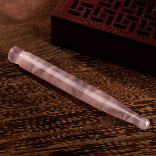 玉来顺天然粉水晶眼部拨筋棒