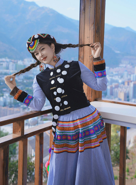 傈僳族服装服饰配饰 私人高端定制版 民族服装服饰批发 正品