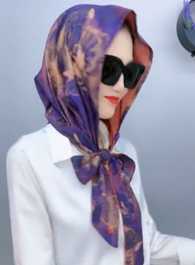 欧丝绣春季连帽飘带优雅女
