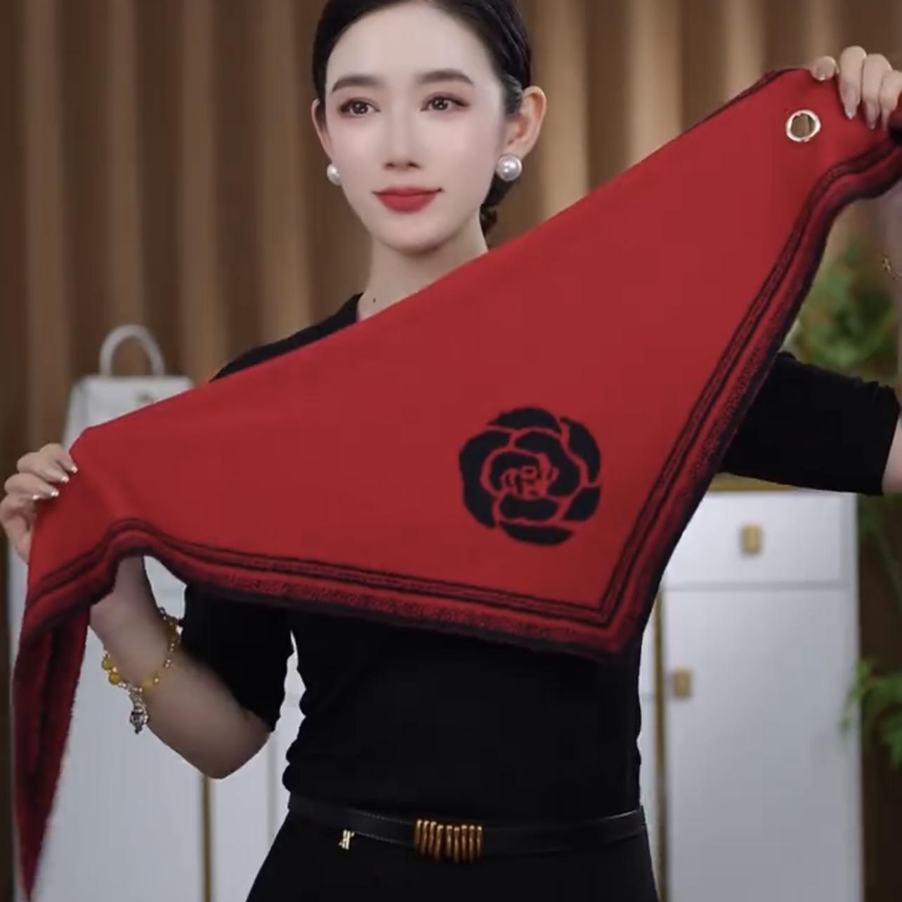 双面围巾多功能韩版女秋冬