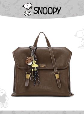 Snoopy/史努比时尚百搭双肩包女2025新款大容量手提单肩包