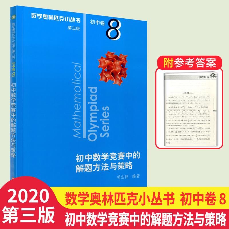 数学奥林匹克小丛书初中卷8奥数竞赛教程小蓝本初一二三数学辅导资料知识大全七八九年级竞赛中的解题方法与策略专项训练第三版