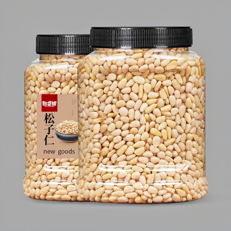 东北坚果原味松子仁野生新货生熟特大红松籽肉雪松仁粒即食商用24