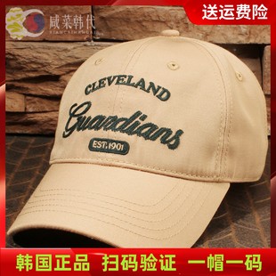 新款韩国MLB帽子软顶春夏NY棒球帽卡其色黑标字母C鸭舌帽男女潮牌