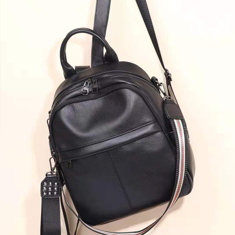 真皮女包2025新款大容量单肩包女士休闲双肩包头层牛皮背包潮8095,箱包皮具/热销女包/男包,双肩背包,淘宝优惠券,粉丝福利购,淘宝优惠卷