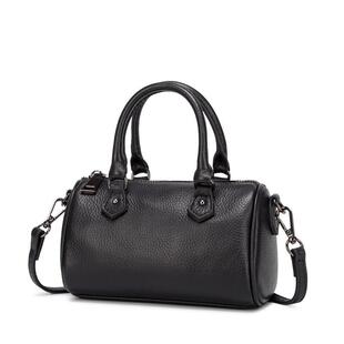 2025春季风潮 箱包皮具波士顿枕头包真皮车缝线女士斜挎包