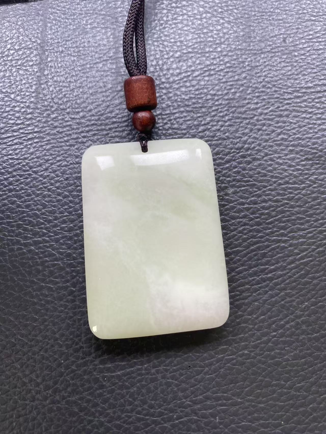 陕西西安蓝田玉平安无事牌挂件男女款 玉石吊坠兵马俑旅游必购