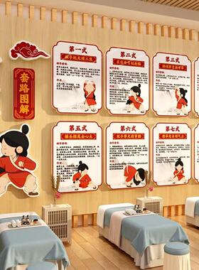 华佗五禽戏挂图中医馆文化墙贴画养生店形象氛围布置装饰宣传海报