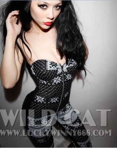 孤品wildcat性感dg小鹿连体裤