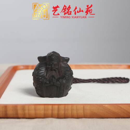 香雕刻爷香挂饰新款车载挂件随身文玩把件