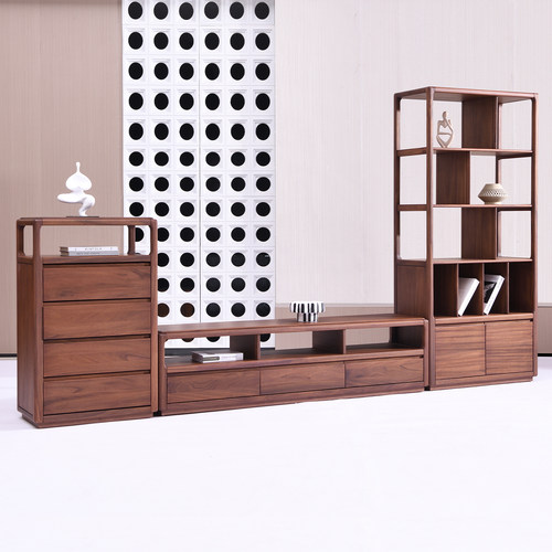 全实木电视柜客厅家用2026新款