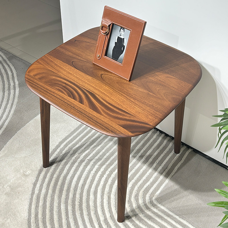 全实木边几客厅沙发边桌家用现代简约方几角几阳台休闲小桌子茶几