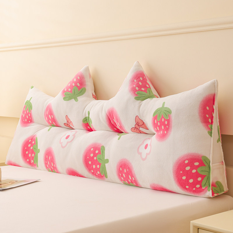 可爱三角宿舍床头靠枕儿童防撞靠背软包女生卧室护腰床上靠垫免洗,居家布艺,床头靠垫,淘宝优惠券,粉丝福利购,淘宝优惠卷
