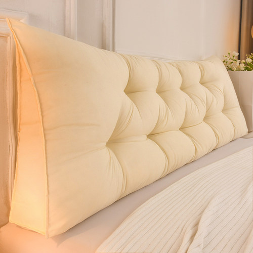 三角床头靠垫遮丑护腰久坐神器卧室靠枕床上玩手机软包宿舍靠背