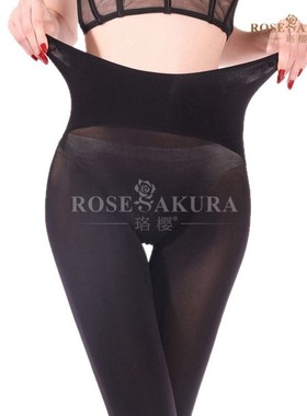 100D轻绒无缝丝滑天鹅绒丝袜女春秋厚款性感开裆哑光黑色连裤袜