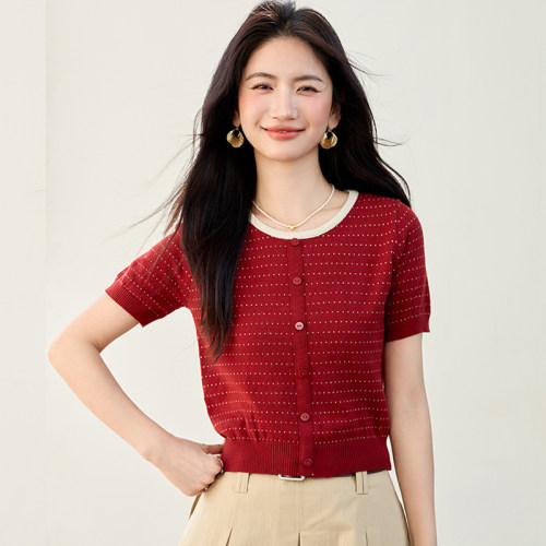 冰丝短袖t恤女2026新款夏季薄款