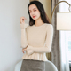 荷叶边小个子上衣气质加厚内搭打底针织衫 麻花短款 毛衣女套头春季
