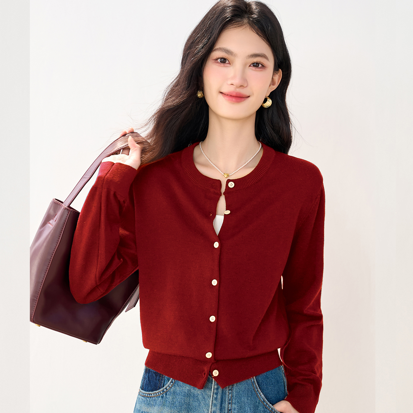 外搭针织开衫外套女秋季短款毛衣