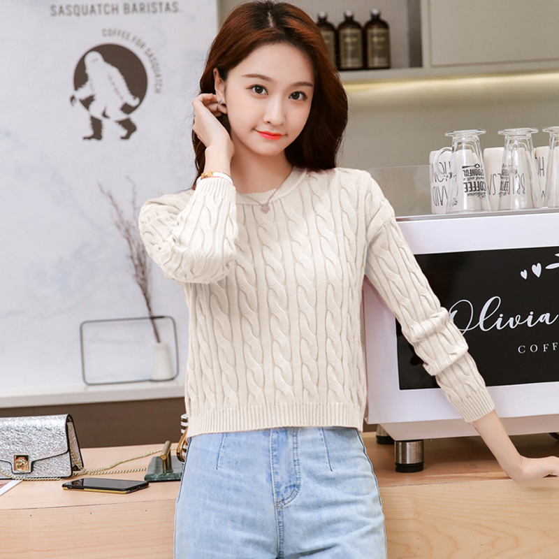 高腰短款毛衣女秋冬女装2025新款