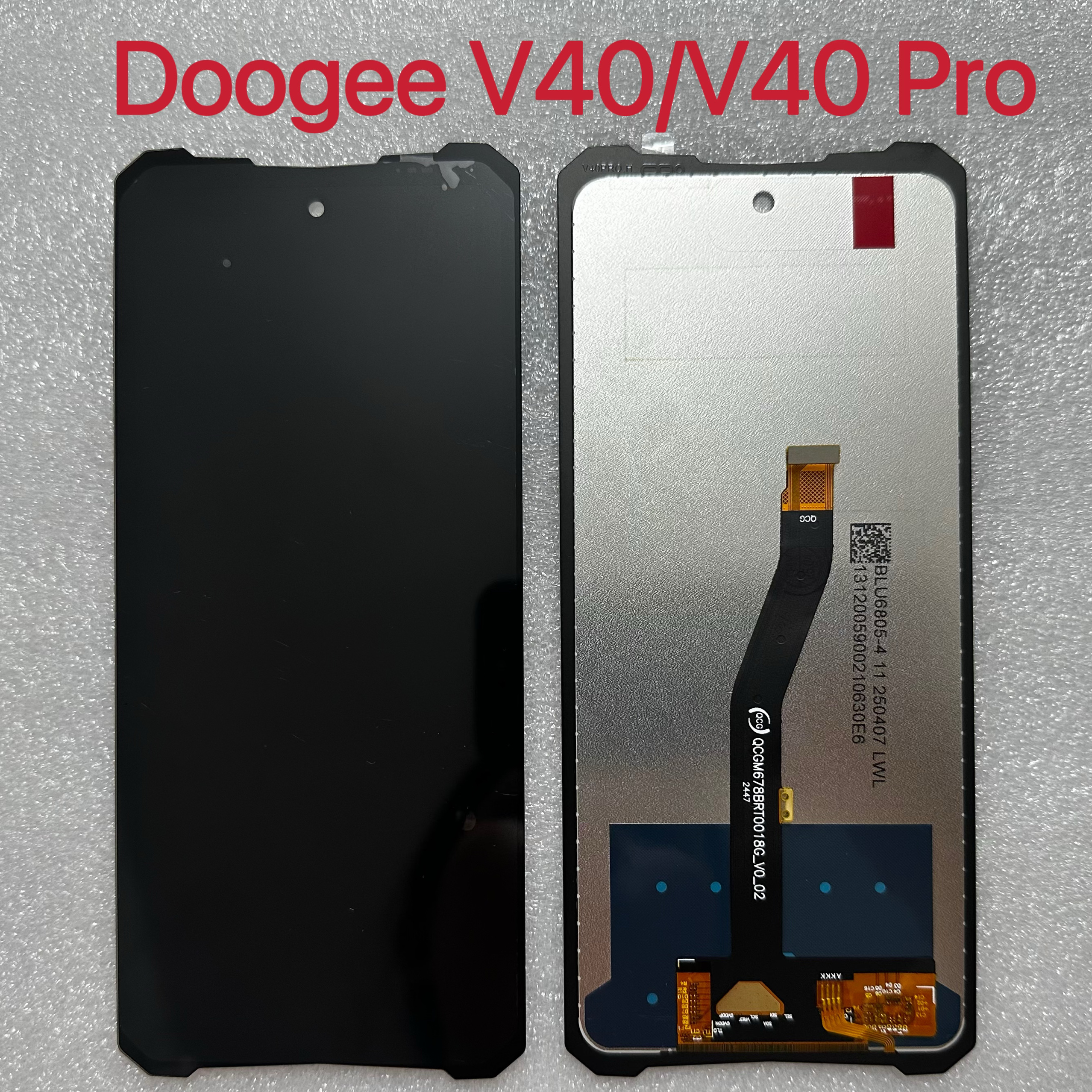 道格 Doogee V40 Pro 显示触摸液晶屏幕总成V40 内外一体屏 LCD