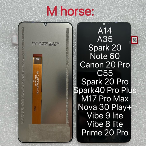 M horse屏幕总成A14 A35 Spark 20 pro显示Canan 20 pro c55LCD