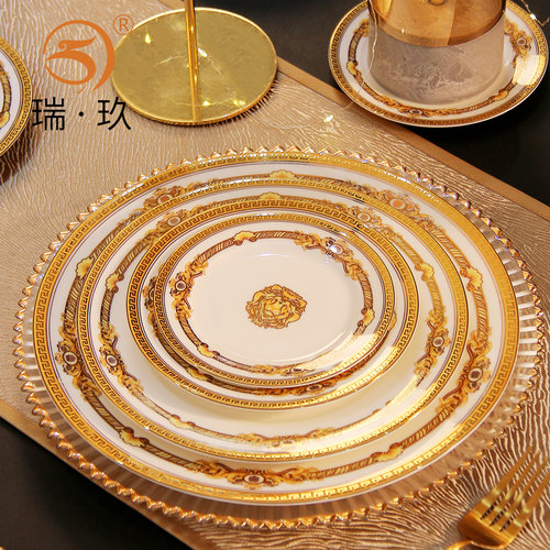 6-10英寸骨瓷平盘骨碟西餐盘