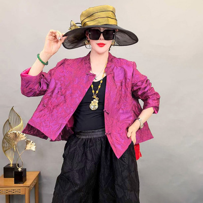 新中式国风短外套女春秋新款